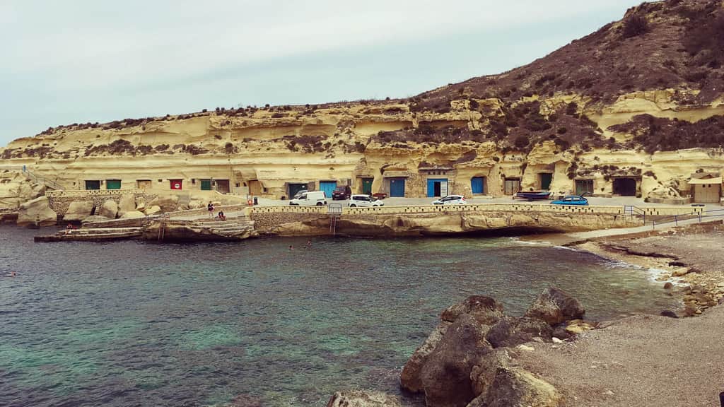 Dahlet Qorrot beach in Gozo