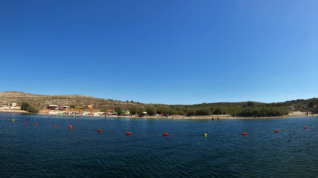 Santa Maria Bay beach in Comino