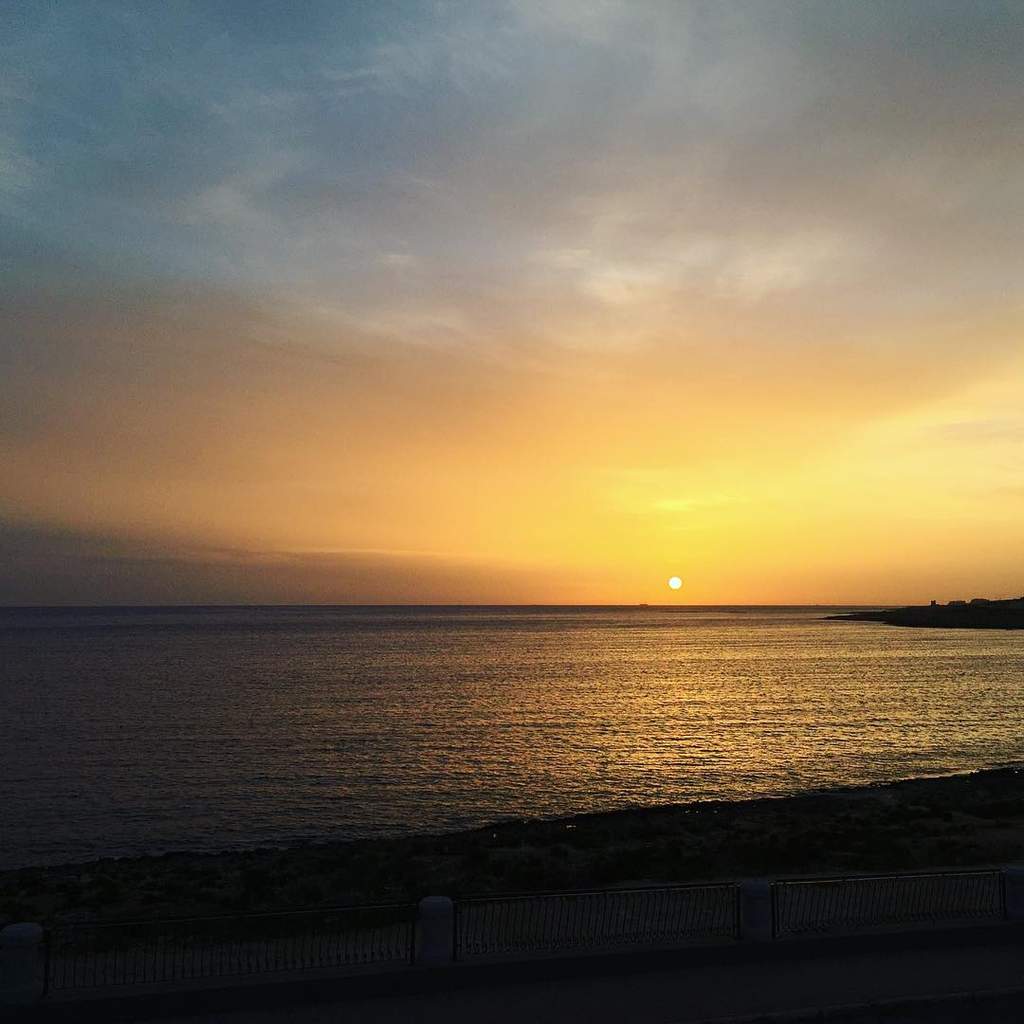 Qawra Point beach, Malta