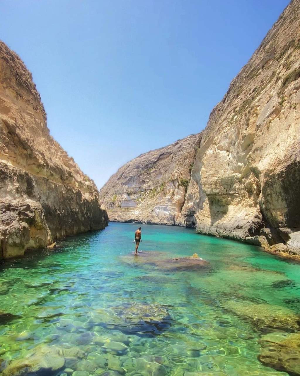Għar Lapsi beach, Malta