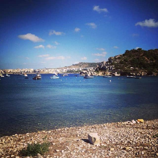 Mistra Bay beach, Malta